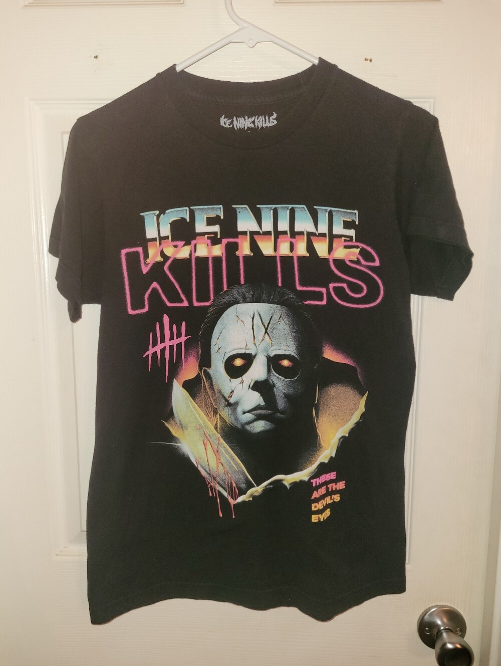 Ice Nine Kills x Michael Myers Size Small Black Tshirt